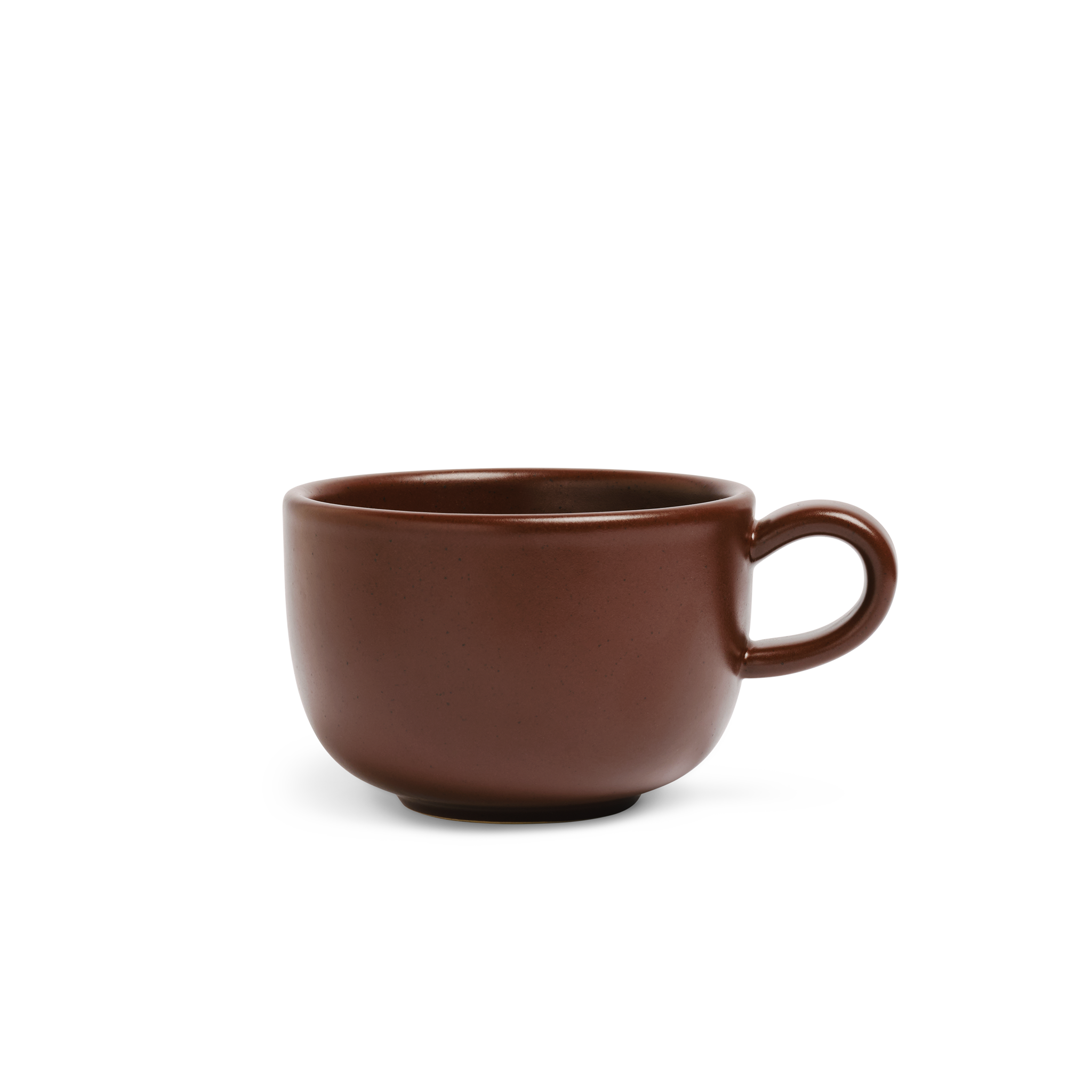 Brown Cappuccino Coffee Cup | Matt-Glazed Stoneware | Monoware