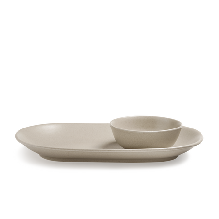 Stoneware serving set cheap